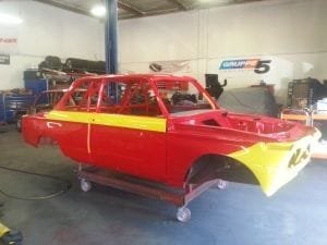 BMW 2002 after paint in the restoration process